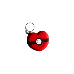 Portachiavi Love Pokéball – Stampa 3D