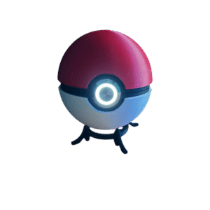 Pokéball con Pulsante Luminoso – Apribile e Personalizzabile con Basetta